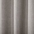 thumbnail image 3 of Estate View™ Ladner Light Filtering Grommet Top Curtain Panel Pair, 38"x84", Black Pearl, 3 of 8
