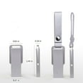 thumbnail image 3 of 64GB USB 2.0 Flash Drive, Silver Metal Casing, Portable Compact Design (3.7x1.2x0.45cm), Plug-and-Play, Water-Resistant, High-Speed Data Transfer, Compatible with Multiple Devices for, 3 of 6