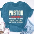 thumbnail image 5 of EcoLoom Pastor Warning Sermon Christian Preacher Minister Short Sleeve Unisex T Shirt, 5 of 6