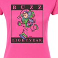 thumbnail image 3 of Toy Story 4 - Type Block Buzz - Juniors Fitted Graphic T-Shirt, 3 of 5
