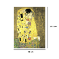 thumbnail image 3 of Rompecabezas Mini Klimt: El Beso 150 Piezas De Plástico Piecerelax, 3 of 4