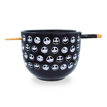 

Disney The Nightmare Before Christmas Jack 20-Ounce Ramen Bowl with Chopsticks