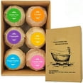 thumbnail image 1 of weibbin Powder Bath Bomb Set 6Pc Fizzy Spa Gift for Relaxation Brown, 1 of 9