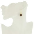 thumbnail image 3 of GlassOfVenice Murano Glass Starlight Cones Earrings - Black, 3 of 4