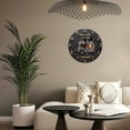 thumbnail image 5 of Wall Clock Decorative - Rustic Gray Camper Print 2D Vintage Wall Clocks Battery Operated Silent Non-Ticking for Bedroom, Living Room, Kitchen, Office, Classroom, 10 Inch, 5 of 7