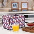 thumbnail image 6 of Yiaed Peonies Print Two Slice Bread Machine Cover, Universal Size Kitchen Appliance Cover for Bread Machine,Bread Machine Cover, 6 of 7