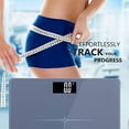thumbnail image 5 of Ultra-Wide  Bathroom Scale Digital High Accuracy Body Weight Scanner with Easy-to-Read Backlit LCD, 400 Pounds Ultimate Grey, 5 of 7