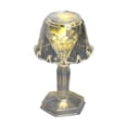 thumbnail image 2 of Fiudx Lámpara de Mesa de Cristal, Diseño Transparente Exquisito, Iluminación Suave Que Cuida La Vista, Elegante Decoración para El Hogar, Ideal para Dormitorio y Sala de Estar, Regalo Único, Tamaño 1, 2 of 6