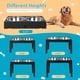 thumbnail image 2 of Cuencos elevados para perros Niubya con 2 cuencos de acero inoxidable, 2 of 7