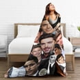 thumbnail image 6 of Blanket Zac Efron Throw Flannel Blankets UltraSoft Micro Fleece Blanket Warm Cozy Plush Gift for Room Decoration Sofa,Office Bed car Camp Couch Beach, 6 of 9