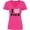 Hot Pink, variant on Inktastic I Love Pigs Women's V-Neck T-Shirt