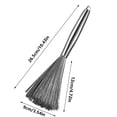 thumbnail image 3 of Cepillo para ollas de acero inoxidable 304 para limpieza de utensilios de cocina y cocina | Mango ergonómico antideslizante | Fregado de múltiples superficies | Resistente a la oxidación | Enjuague, 3 of 8