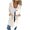 Apricot, variant on Women’s Winter Cozy Fuzzy Mid Coat Casual Long Sleeve Button Down Lapel V Neck Solid Jacket Coats With Pocket