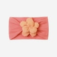 thumbnail image 5 of NAISIBABY Baby Boys Girls Headbands, Solid Color Sweet Flower No Slip Cute Stretch Elastic Headdress Watermelon Red Free Size, 5 of 5