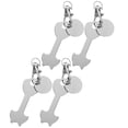 thumbnail image 4 of 4Pcs Shopping Trolley Token Shopping Trolley Release Token Coin Keyring Trolley Coin Keyring, 4 of 8