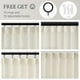 thumbnail image 2 of Cortinas Topfinel Pinch plisadas semitransparentes de 240 x 245 cm, 2 paneles, 2 of 8