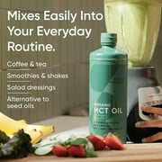 Sports Research® 100% Keto MCT Oil from Organic Coconuts - Triple Ingredient C8, C10, C12 MCTs (32oz)