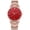 CB105_Rose Gold with Red Dial, variant on Womens Watch 2026 Quartz Casual Elegant Small Wrist Watch Round Face Gift for Her Rose Gold with Red Dial