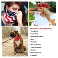 thumbnail image 2 of JTAOT 3 Pack Dog Bandana Neck Scarf Paisley Polyester Bandanas - Any Pets 22X22 INCHES (White), 2 of 5