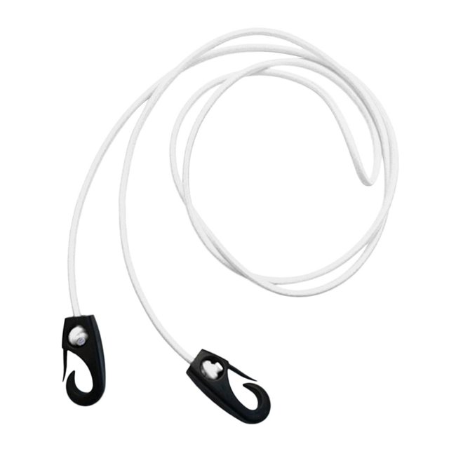 Cuerda Elástica Repuesto DYNWAVEMX Protección Contra Choque Elástica con Ganchos 185cm Blanco