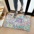 thumbnail image 2 of Pioneer Flower Floral Print Pattern Door Rugs,Washable Non Slip Door Mats Indoor,Decorative Door Mats,Entry Mat Indoor for Entrance,Bedroom,Kitchen,Bathroom,16"x24", 2 of 6