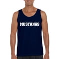 thumbnail image 1 of MmF - Men's Tank Top for Men, up to Men Size 3XL - Mustangs, 1 of 5
