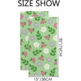 thumbnail image 3 of Dreamtimes Bath Hand Kitchen Towels Roses Flowers Face Towel 2 Pack Washcloth Soft Quick Dry Super Absorbent Bathroom, 3 of 6