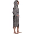 thumbnail image 4 of Men's Turkish Terry Cloth Robe, Thick Hooded Bathrobe, 4 of 5