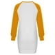 thumbnail image 5 of Nueva moda Casual estampado manga larga cuello redondo contraste Color suéter Top mujer ropa sudadera vestido Pompotops  hdfakjf3814, 5 of 5