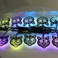 thumbnail image 2 of Kurt Adler 10-Light Orange Flicker LED Black Cat Halloween Light Set, 2 of 5