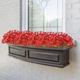 thumbnail image 3 of Artificial Outdoor Flowers,8 Bundles UV Resistant Fake Flowers,Outdoor Artificial Plastic Faux Flowers Greenery Plants for Outdoor Garden Porch Window Box Decoration(Rose Red), 3 of 5