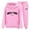 A-Pink748, variant on SONXAHE Womens New York Letter Print 2 Piece Outfit Drawstring Hoodie With Jogger Pant Tracksuit Set