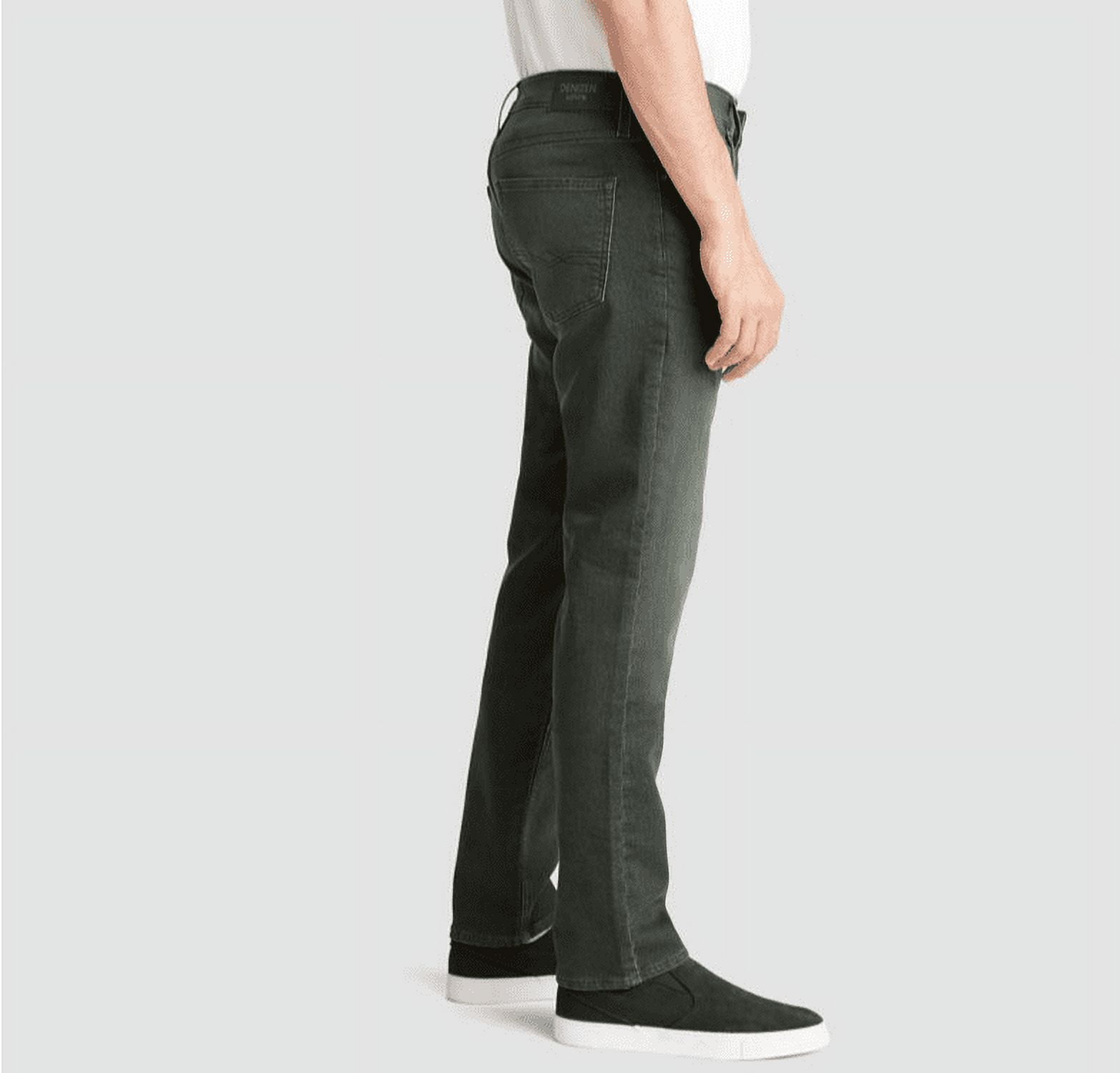 DENIZEN from Levi's Men's 216 Slim Fit Knit Jeans - Olive Green - 31x32