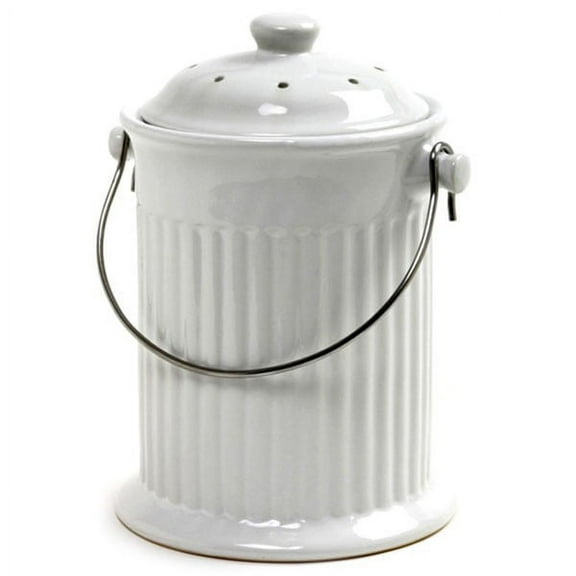 Norpro 1 Gal. Ceramic Kitchen Composter, Multiple Colors