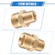 thumbnail image 5 of Conector de manguera de latón adaptador macho M22x1.5 a 3/8" NPT de Unique Bargains, 5 of 7