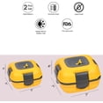 thumbnail image 2 of Pinnacle Thermoware 2-Pc Leak Proof Insulated Lunch Box Hot Food Container Set, Yellow, 2 of 9