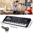 thumbnail image 3 of 61 Key Quick Start Electric Keyboard Recording Playback Electronic Piano 2 Power Methods Musical Keyboard for Inspiring Musical Talent Keyboard Piano Starter Kit for Kids, 3 of 8