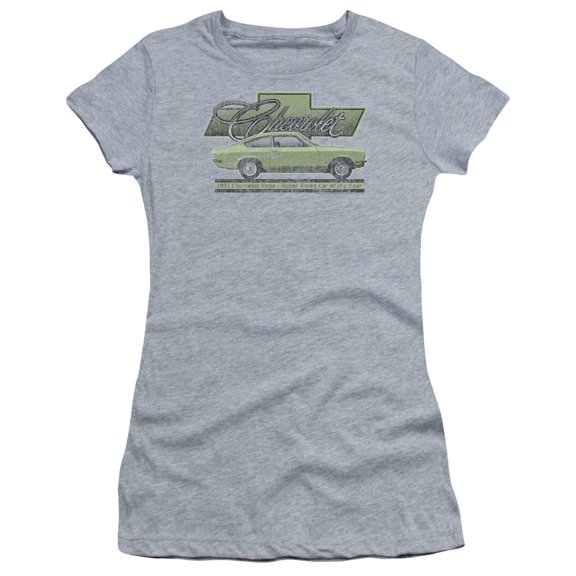 Chevrolet - Vega Car Of The Year 71 - Juniors Teen Girls Cap Sleeve Shirt - XX-Large