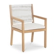thumbnail image 2 of Moe's Home Collection Luce Outdoor Dining Chair Natural Wood Dining Chairs, 2 of 9