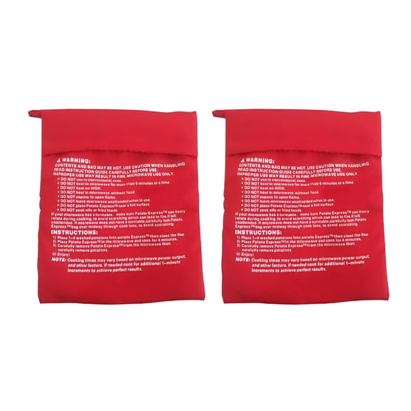 ACDANC Microwave Baked Potato Bags,Microwave Potato Stove,Potato Pouch Perfect Potatoes in 4-6 Minutes