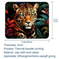 thumbnail image 5 of Leopard 8.3x9.8 Inch Square Printed Desk Mat Mouse Pad for Office and Gaming, Non-Slip Rubber Bottom, 5 of 6