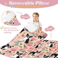 thumbnail image 3 of Pink Boston Terrier and Flower Toddler Nap Mats for Kids Preschool,Sleeping Mat Bag or Kids,Toddler Sleeping Bag,Toddler Nap Mat or Daycare, 3 of 6