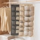 thumbnail image 4 of Double Sides Underwear Bra Storage Bag Foldable Home Organizer Wardrobe Clear Hanging Bag Tie Scarf Socks Storage Organizer, 4 of 4