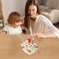 thumbnail image 1 of Juego de juguetes de pesca de madera magnética | Madera natural de mano | Habilidades motoras finas y coordinación mano-ojo | Juego sensorial multicolor | Juego educativo de aprendizaje temprano, 1 of 6