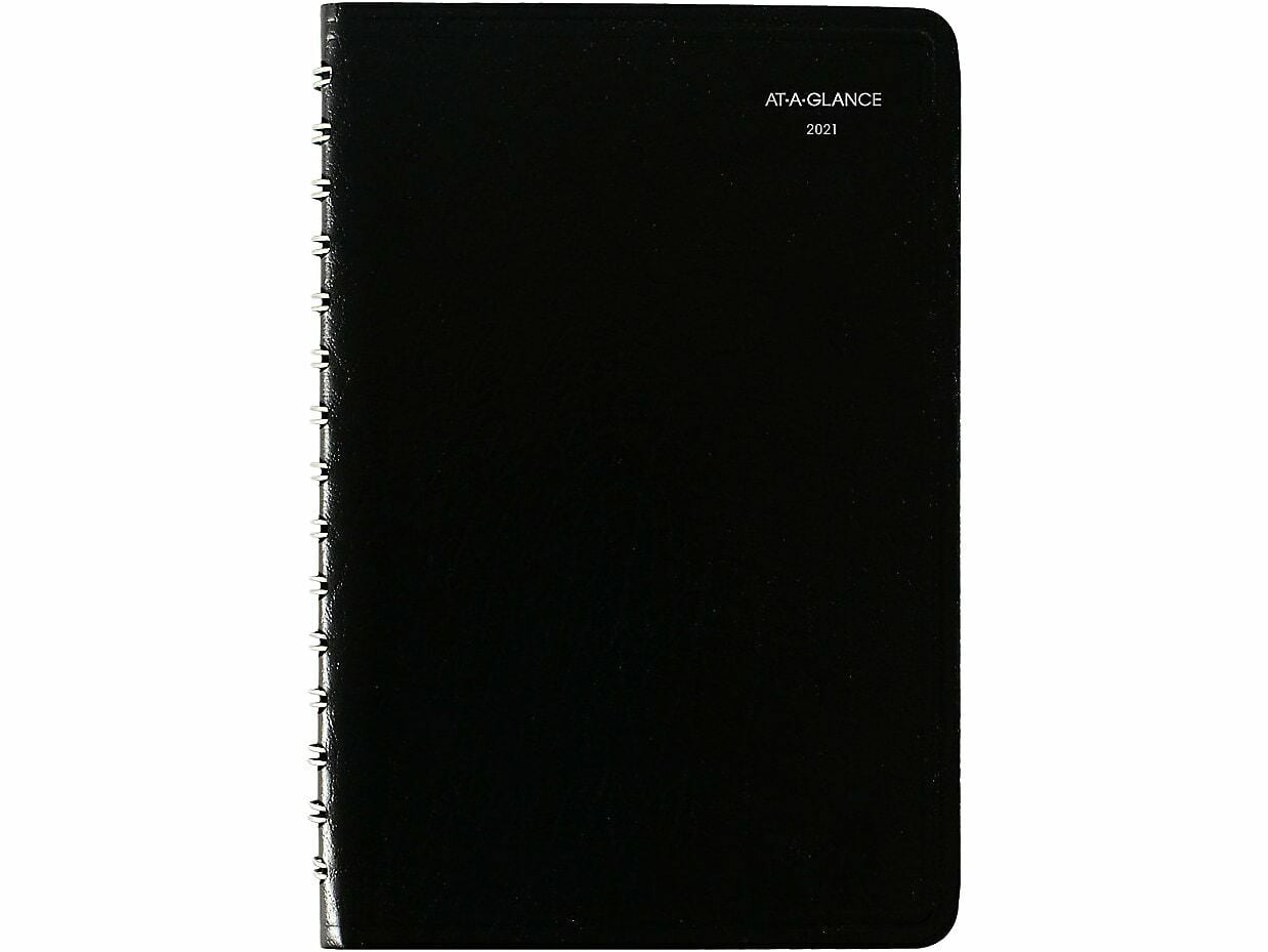 Blue Sky 2021 4.88 X 8 Appointment Book Dayminder Black G1000021 for sale online 