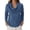 Blue, variant on Women's Cowl Neck Sweater Lightweight Solid Color Long Sleeve Knit Pullover Jumper Tops