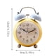 thumbnail image 2 of Reloj despertador multifuncional de 3 pulgadas for sala de estar, sala de estudio, dormitorio escolar, reloj despertador de escritorio con pilas, 2 of 6