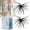 Dark green, variant on SHENGLUO Sea Urchin Bass Fishing Lure TPR Finesse Soft Plastic Creature Bait Realistic Design for Drop Shot Neko Rig and Wacky Rig Freshwater Tackle