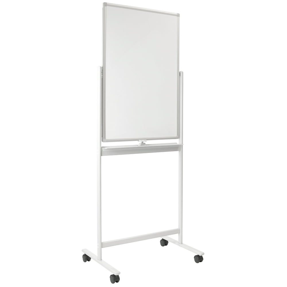 MountIt! Mobile Dry Erase Whiteboard 36x24 Inches DoubleSided Dry Erase Board Wall