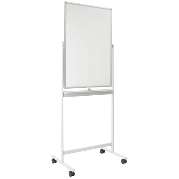 MountIt! Mobile Dry Erase Whiteboard 36x24 inches DoubleSided Dry